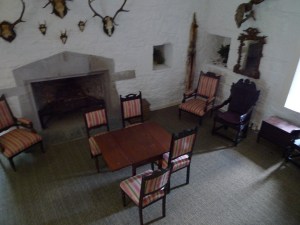 Tower sitting room as seen from the stairs
